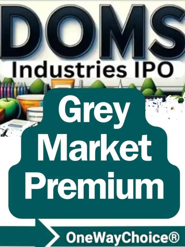 Grey Market Premium for DOMS Industries IPO is Rising 🚀
